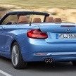 F22 BMW 2 Series Coupe and Convertible facelifted
