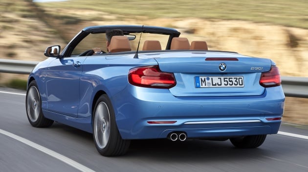 F22 BMW 2 Series Coupe and Convertible facelifted