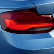 F22 BMW 2 Series Coupe and Convertible facelifted