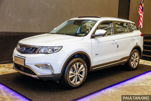 Proton-Geely Boyue bakal masuki pasaran akhir 2018