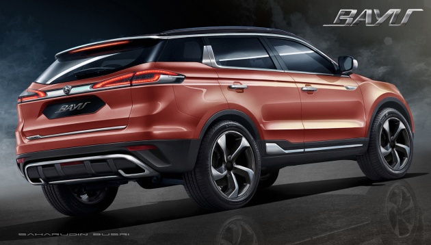 Proton Bayu kini tampil dalam ilustrasi digital lengkap