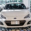 Subaru BRZ facelift officially launched in Malaysia – six-speed manual priced at RM224k, auto for RM231k
