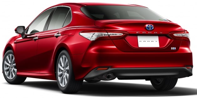 2018 Toyota Camry Hybrid on sale in Japan – 33.4 km/l