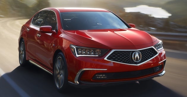 2018 Acura RLX revealed ahead of Monterey Car Week