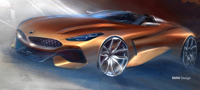 BMW Z4 Concept debuts – production roadster in 2018 700490
