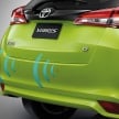 Toyota Yaris diberi facelift di Thailand – rupa lebih menyerupai model sedan, banyak ciri keselamatan