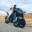 Yamaha Niken Leaning Multi-Wheeler (LMW) 2018 – guna tiga roda, tetapan fork berkembar di hadapan