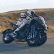 Yamaha Niken Leaning Multi-Wheeler (LMW) 2018 – guna tiga roda, tetapan fork berkembar di hadapan