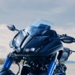 Yamaha Niken Leaning Multi-Wheeler (LMW) 2018 – guna tiga roda, tetapan fork berkembar di hadapan