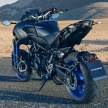 Yamaha Niken Leaning Multi-Wheeler (LMW) 2018 – guna tiga roda, tetapan fork berkembar di hadapan