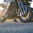 Yamaha Niken Leaning Multi-Wheeler (LMW) 2018 – guna tiga roda, tetapan fork berkembar di hadapan
