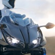 Yamaha Niken Leaning Multi-Wheeler (LMW) 2018 – guna tiga roda, tetapan fork berkembar di hadapan