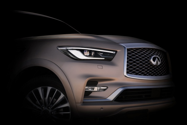 Infiniti QX80 baharu akan muncul di Dubai Motor Show