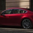 2018 Mazda 6 facelift makes LA debut with 2.5L turbo