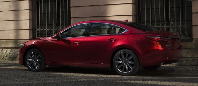 2018 Mazda 6 facelift makes LA debut with 2.5L turbo