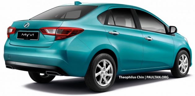 RENDERED: 2018 Perodua Myvi sedan – new flagship?
