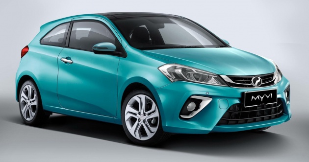 RENDERED: 2018 Perodua Myvi three-door hatch