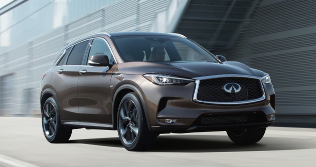 Infiniti teases QX55 SUV coupe at Pebble Beach