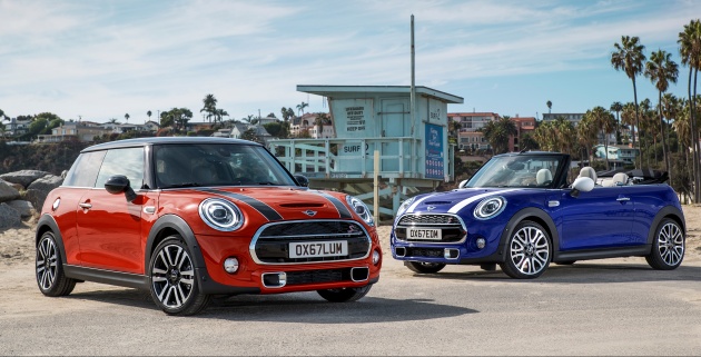 2018 MINI hatchback, convertible facelift debuts in Detroit – revised engines, transmission options