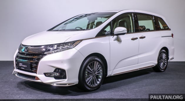 2018 Honda Odyssey facelift launched in Malaysia – now with Honda Sensing; priced at RM254,800