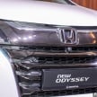 2018 Honda Odyssey facelift launched in Malaysia – now with Honda Sensing; priced at RM254,800