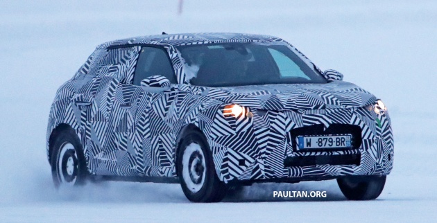 SPYSHOTS: DS 3 Crossback running winter trials
