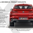 G02 BMW X4 unveiled with M40i and M40d variants