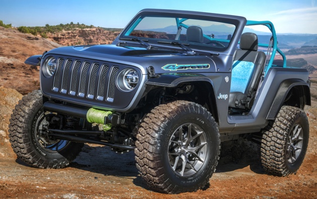 Jeep tunjukkan tujuh model konsep kerjasama Mopar