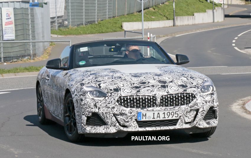 SPYSHOTS: BMW Z4 spotted – top down with interior 808815