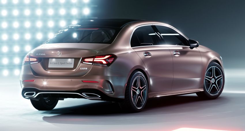 Z177 Mercedes-Benz A-Class L Sedan revealed in Beijing – alternate version for other markets in H2 2018 810564