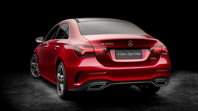 Z177 Mercedes-Benz A-Class L Sedan revealed in Beijing – alternate version for other markets in H2 2018