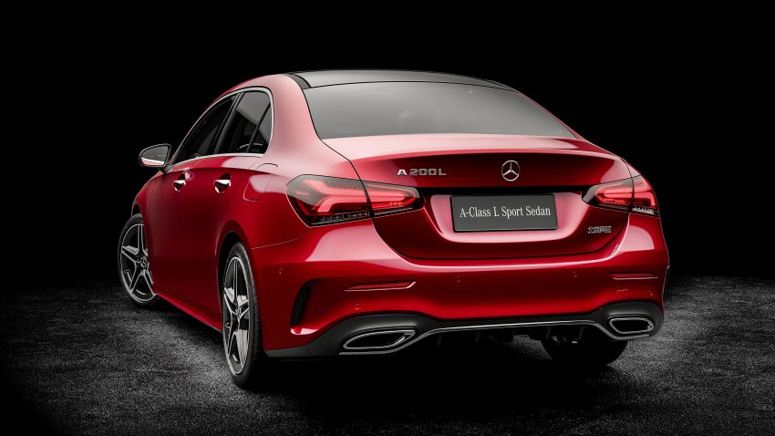 Z177 Mercedes-Benz A-Class L Sedan revealed in Beijing – alternate version for other markets in H2 2018 810559