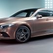 Z177 Mercedes-Benz A-Class L Sedan revealed in Beijing – alternate version for other markets in H2 2018