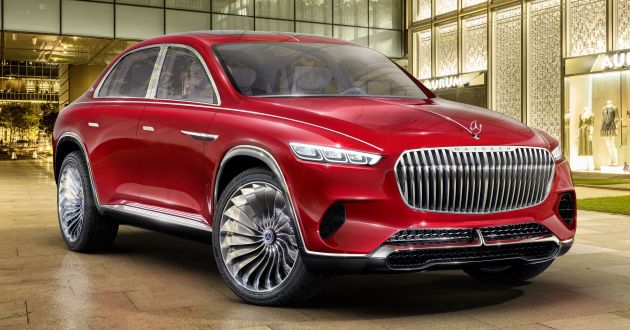 Vision Mercedes-Maybach Ultimate Luxury officially debuts in Beijing – four electric motors, 748 PS output