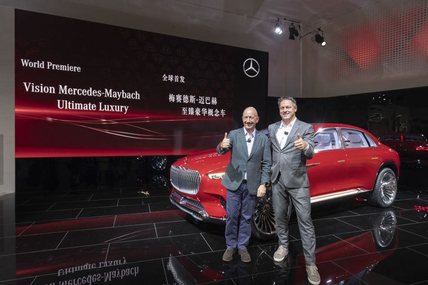 Vision Mercedes-Maybach Ultimate Luxury officially debuts in Beijing – four electric motors, 748 PS output 810615