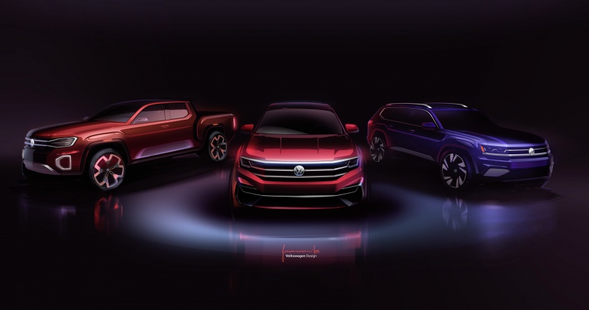 Volkswagen Atlas Tanoak – MQB-based pick-up truck 800532