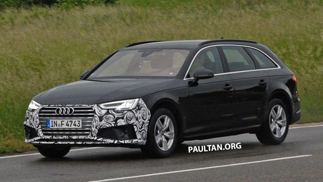 SPYSHOTS: B9 Audi A4 Avant facelift seen testing
