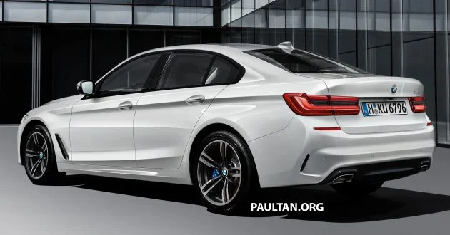 2019 G20 BMW 3 Series rendered – conjoined kidney grille, notched headlamps, L-shaped tail lamps