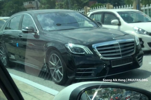 SPYSHOT: Mercedes-Benz S-Class W222 diuji di M’sia