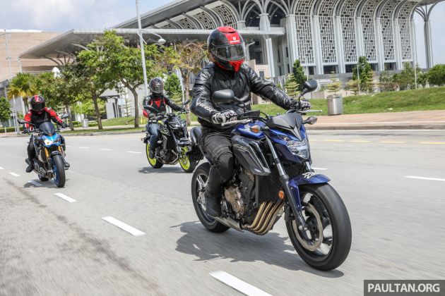Honda CB650F, Kawasaki Z900 ABS, Triumph 765S, Yamaha MT-09 – which RM50k bike is best for you?