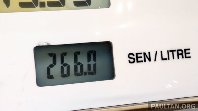 RON 97 – market float begins, price goes up by 19 sen