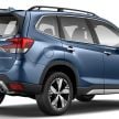 2019 Subaru Forester officially launched in Taiwan – four variants offered, 2.0L CVT, EyeSight system