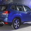 2019 Subaru Forester officially launched in Taiwan – four variants offered, 2.0L CVT, EyeSight system
