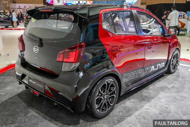 GIIAS 2018: Daihatsu Ayla Turbo concept, 200 hp Axia!