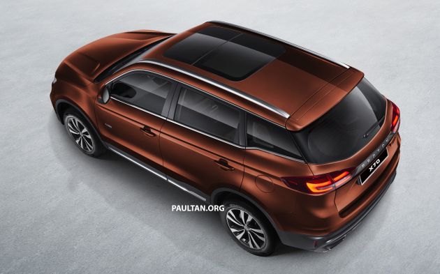 Proton X70 – warna luaran dan dalaman