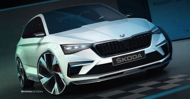 Skoda dedah lakaran Vision RS sebelum diperkenal