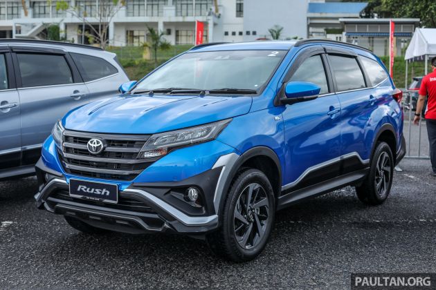 Perodua Aruz SUV specifications compared to the Honda BR-V, Toyota Rush and Proton X70 in Malaysia