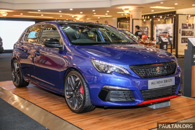 Peugeot 308 GTi dipamerkan di 1Utama – RM199,888