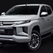 2019 Mitsubishi Triton facelift debuts in Thailand – updated design, new six-speed auto, improved safety