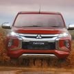 2019 Mitsubishi Triton facelift debuts in Thailand – updated design, new six-speed auto, improved safety